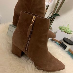 Michael Kors Suede Heeled Boots
